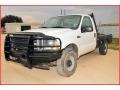 2002 Oxford White Ford F250 Super Duty XL Regular Cab 4x4  photo #1