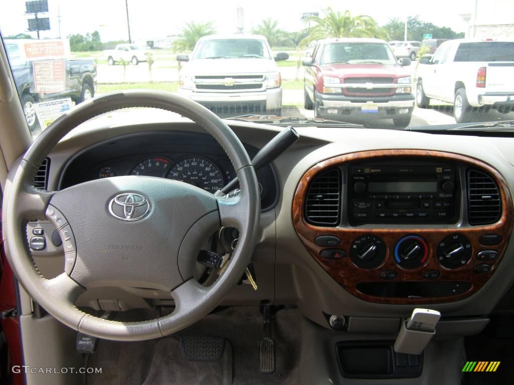 2006 Tundra Limited Double Cab - Salsa Red Pearl / Light Charcoal photo #11