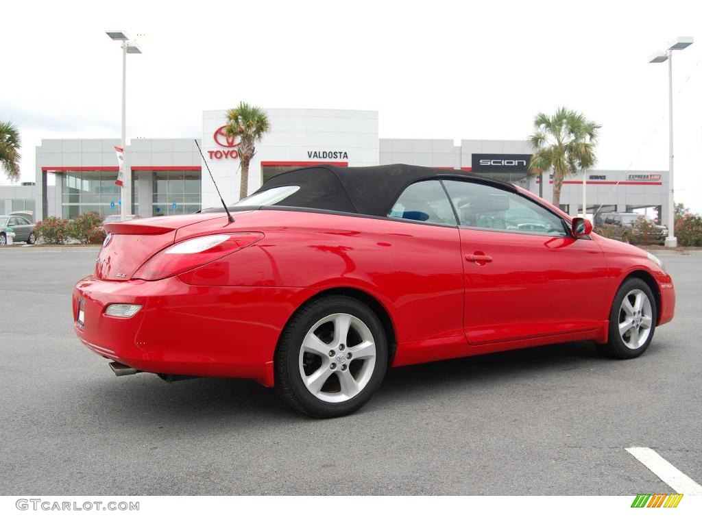 2007 Solara SLE V6 Convertible - Absolutely Red / Dark Stone photo #5