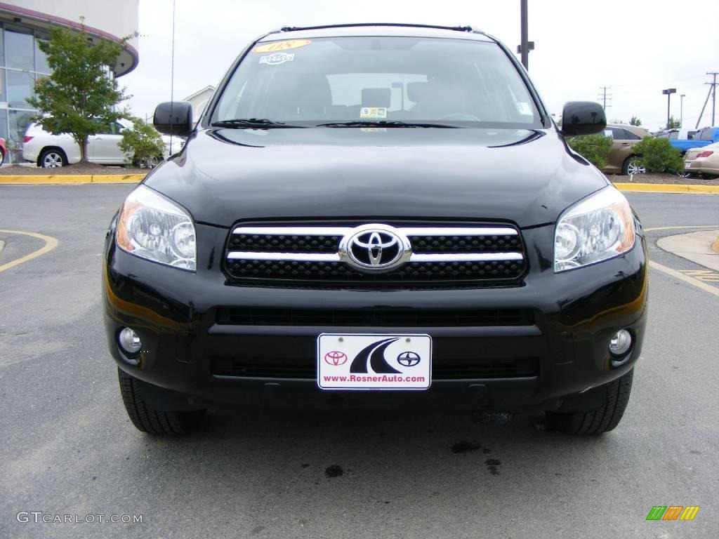 2008 RAV4 Limited 4WD - Black / Ash photo #15