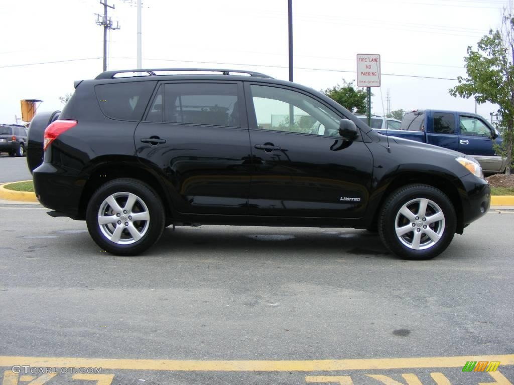 2008 RAV4 Limited 4WD - Black / Ash photo #16