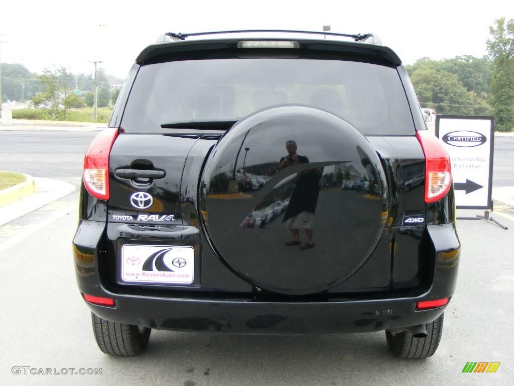 2008 RAV4 Limited 4WD - Black / Ash photo #17