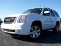 2009 Summit White GMC Yukon SLT 4x4  photo #4