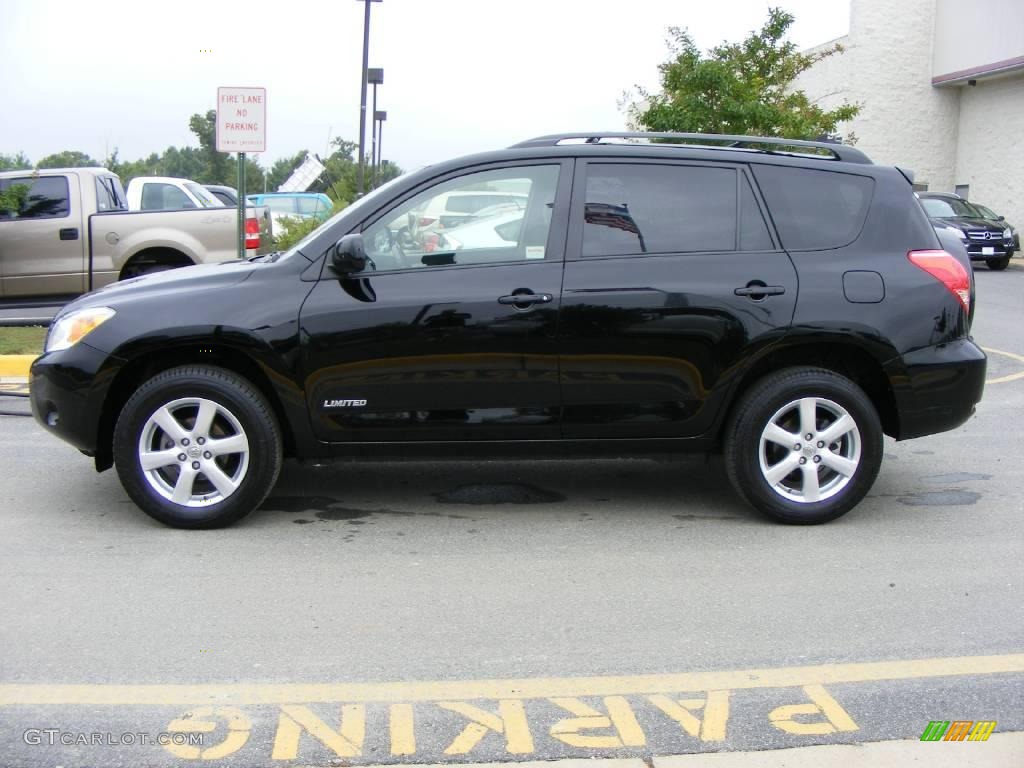 2008 RAV4 Limited 4WD - Black / Ash photo #18