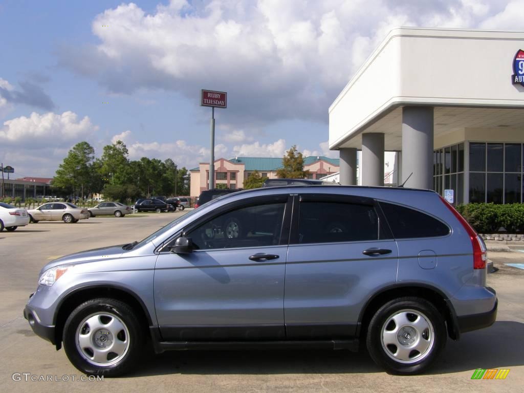 2007 CR-V LX - Glacier Blue Metallic / Gray photo #2