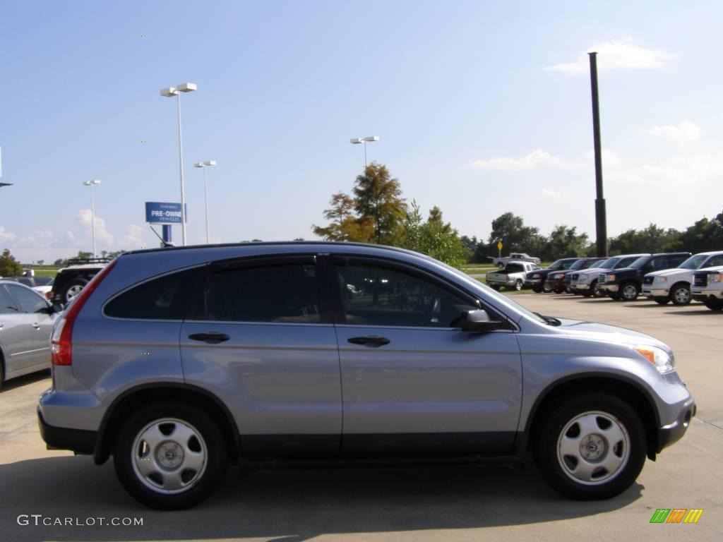 2007 CR-V LX - Glacier Blue Metallic / Gray photo #6