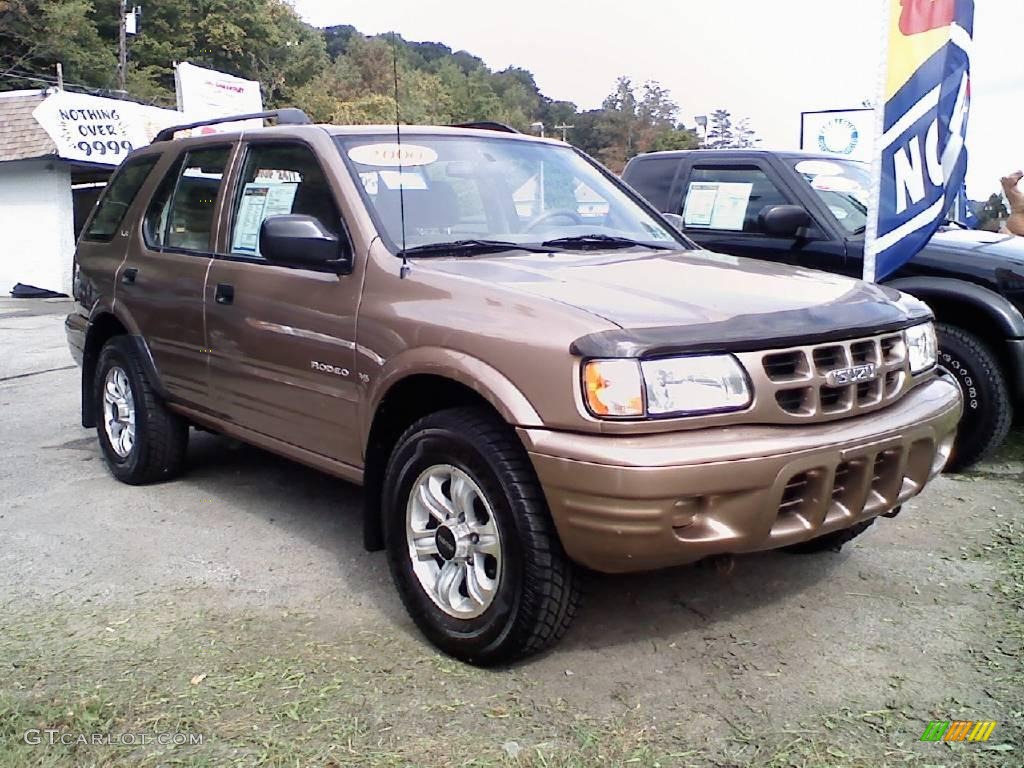 2000 Rodeo LS 4WD - Roman Bronze Metallic / Beige photo #1
