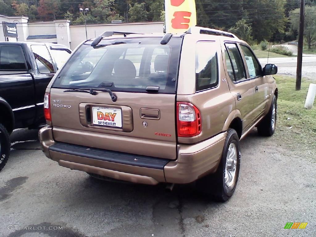 2000 Rodeo LS 4WD - Roman Bronze Metallic / Beige photo #4