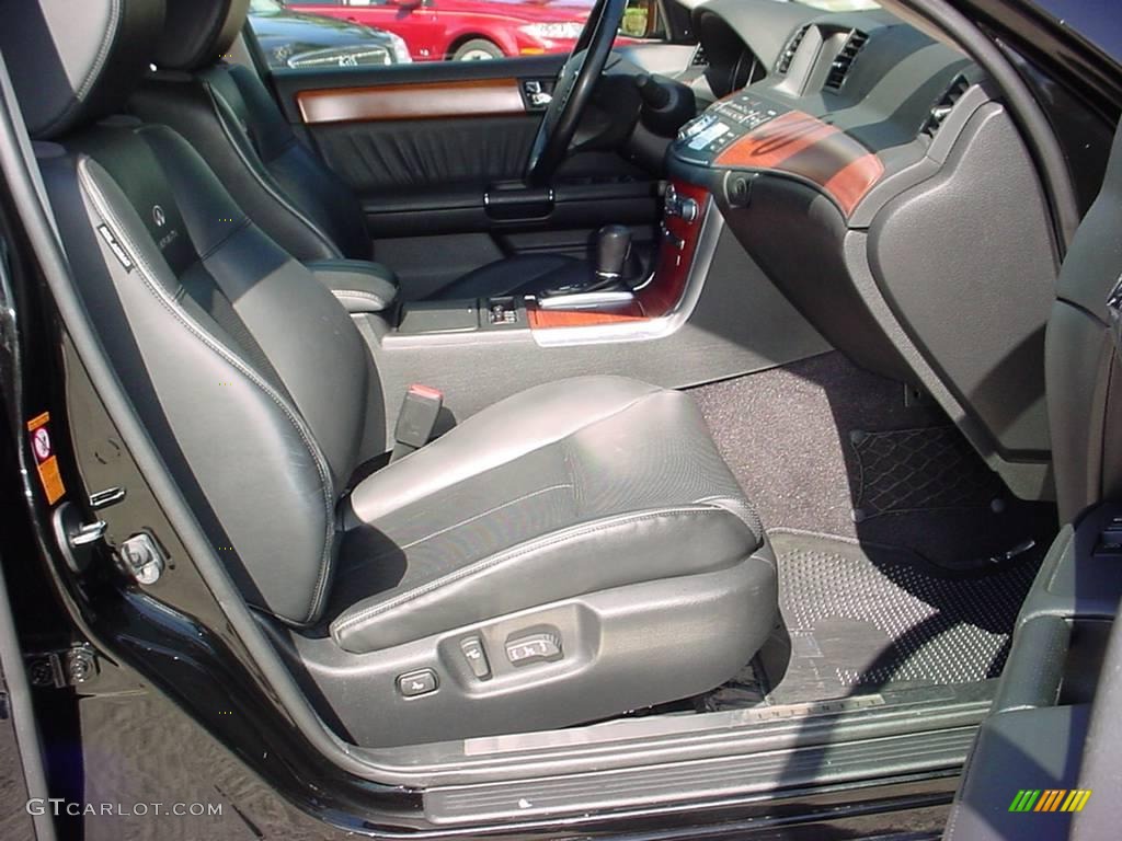Graphite Interior 2007 Infiniti M 45 Sport Sedan Photo #18192487