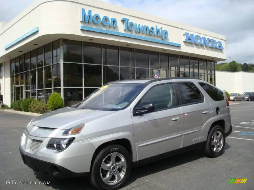 Liquid Silver Metallic Pontiac Aztek