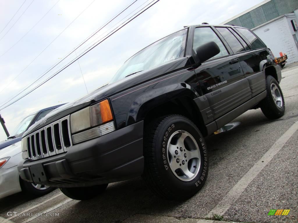1996 Grand Cherokee Laredo 4x4 - Black / Agate photo #2