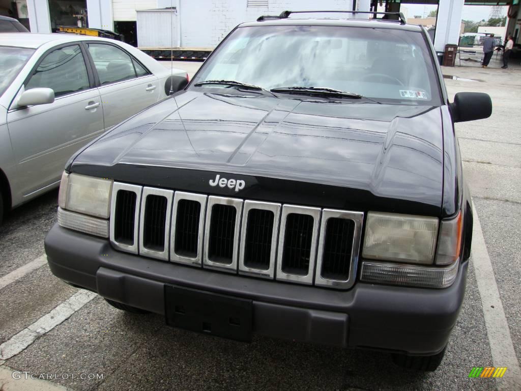 1996 Grand Cherokee Laredo 4x4 - Black / Agate photo #3