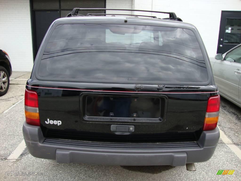 1996 Grand Cherokee Laredo 4x4 - Black / Agate photo #6
