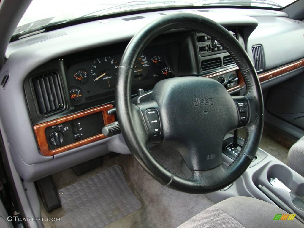 1996 Grand Cherokee Laredo 4x4 - Black / Agate photo #8