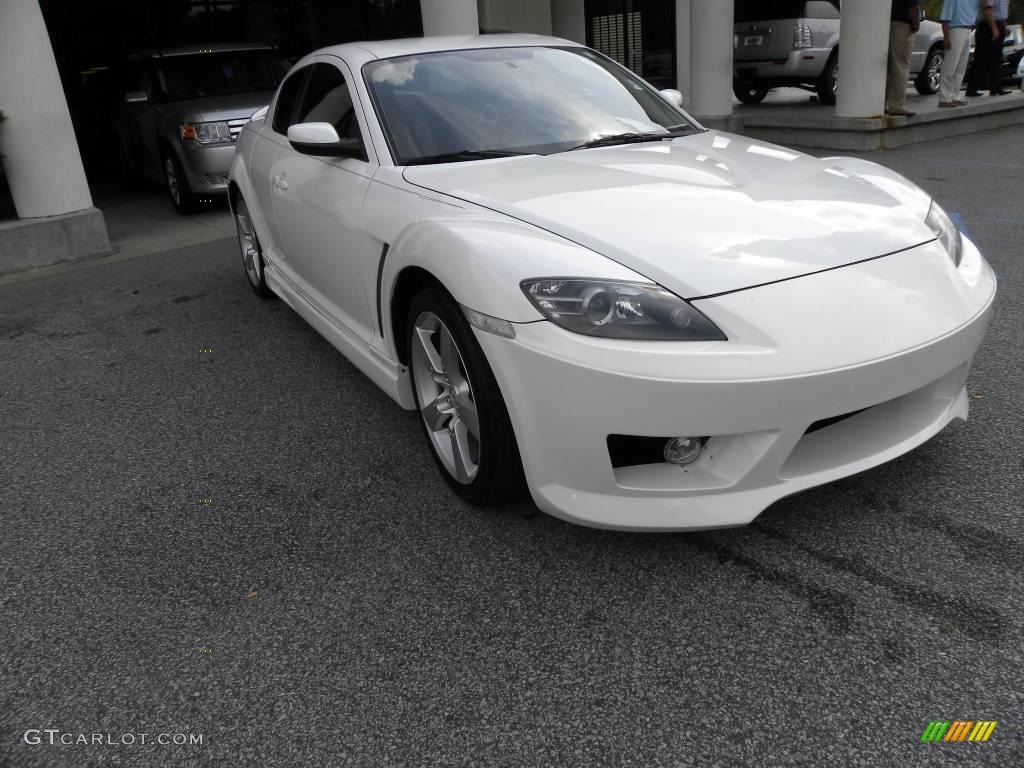 2005 RX-8 Sport - Whitewater Pearl / Black/Chaparral photo #1