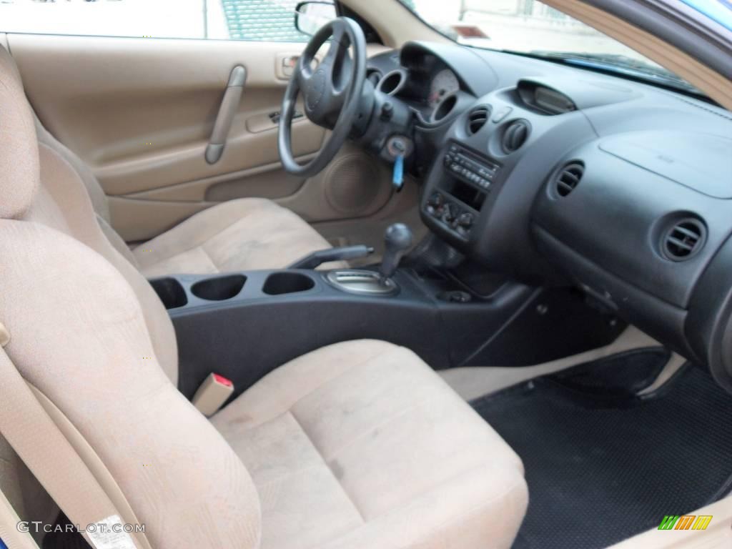 2002 Eclipse RS Coupe - Chrome Blue Pearl / Beige/Black photo #10