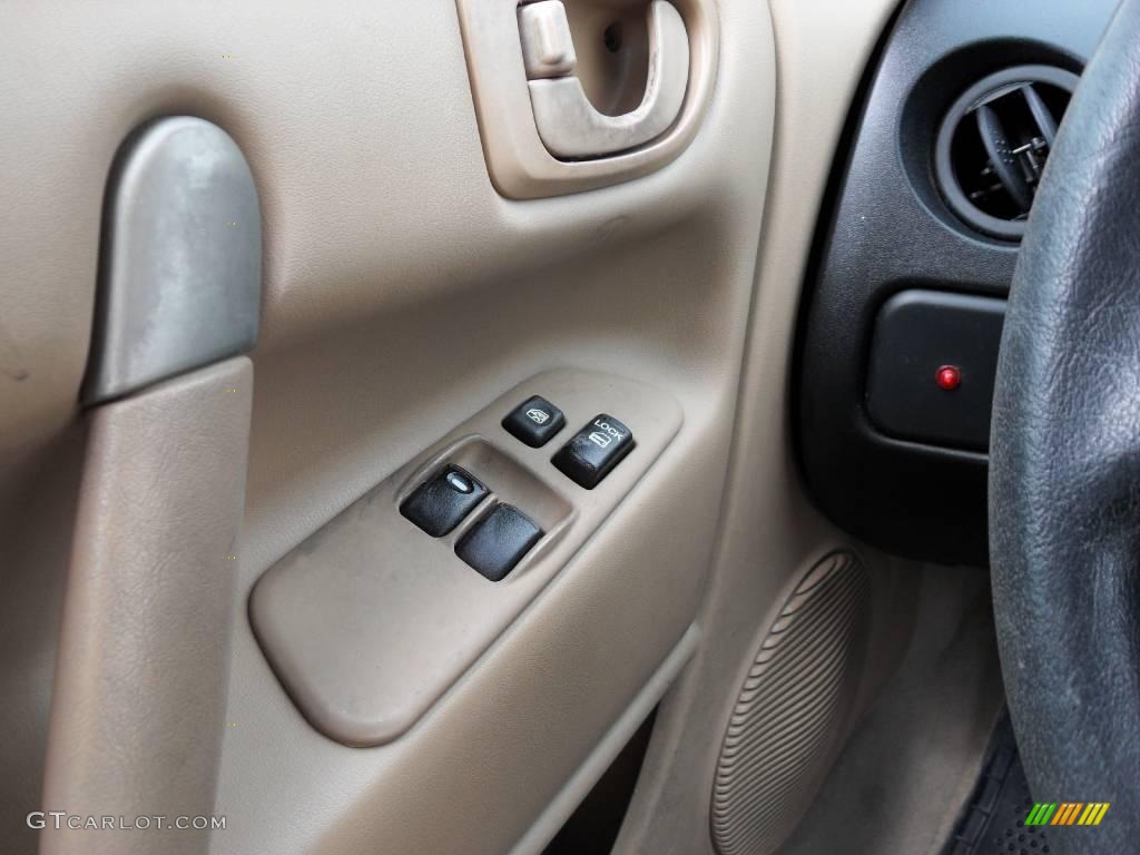 2002 Eclipse RS Coupe - Chrome Blue Pearl / Beige/Black photo #15