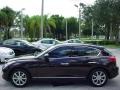 2008 Dark Currant Red Infiniti EX 35  photo #7