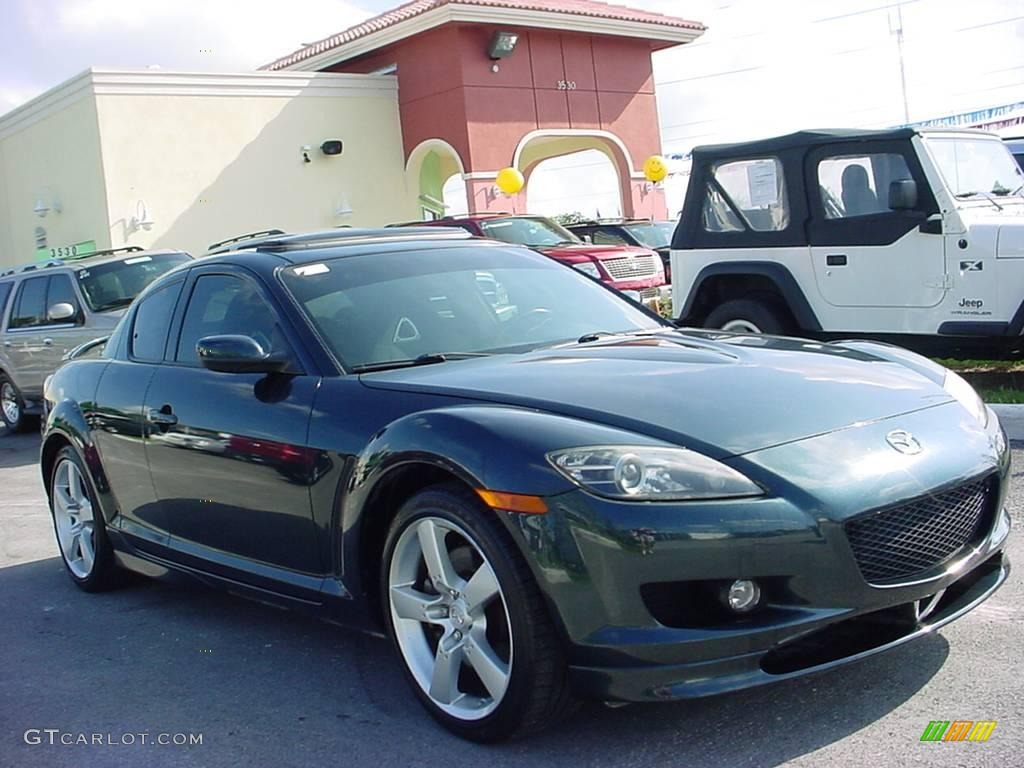 2004 RX-8 Sport - Nordic Green Mica / Black photo #1