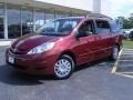 2006 Salsa Red Pearl Toyota Sienna LE  photo #1