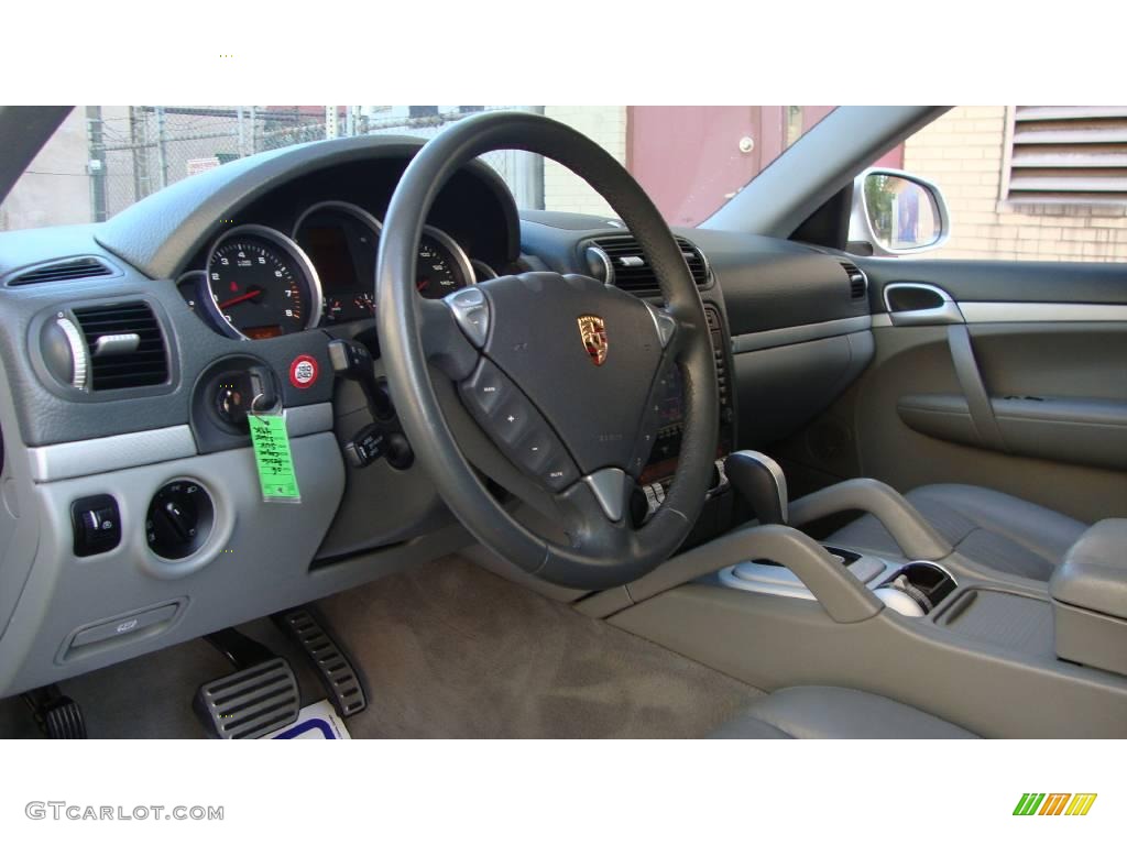 2006 Porsche Cayenne S Stone/Steel Grey Dashboard Photo #18202764