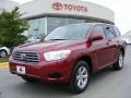 2008 Salsa Red Pearl Toyota Highlander 4WD  photo #1