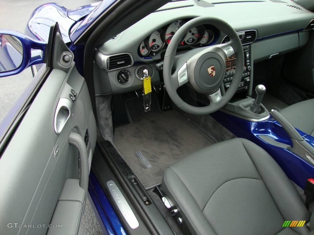 2009 911 Carrera S Coupe - Aqua Blue Metallic / Stone Grey photo #11