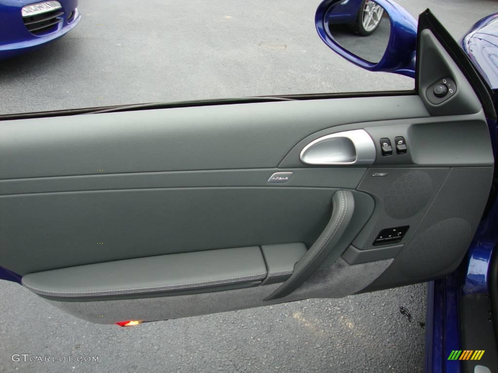 2009 Porsche 911 Carrera S Coupe Stone Grey Door Panel Photo #18206633