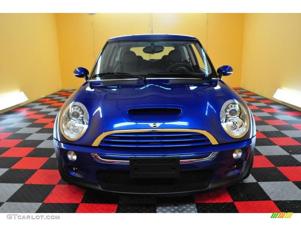 2006 Cooper S Hardtop - Hyper Blue Metallic / Lapis Blue/Panther Black photo #2