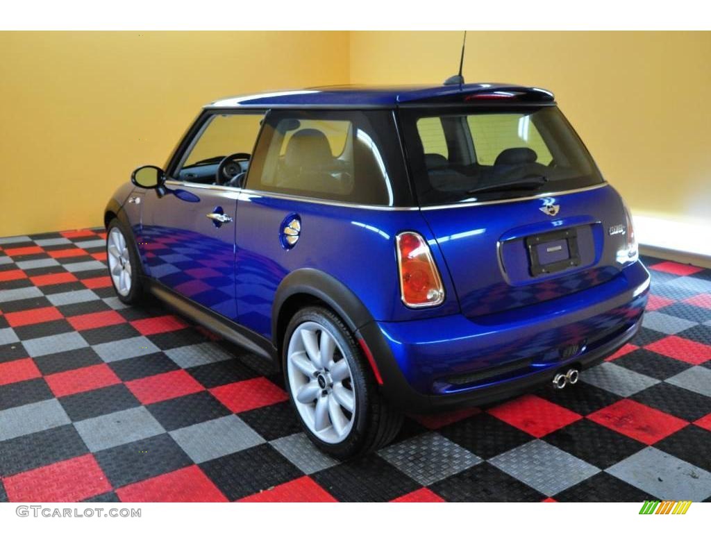2006 Cooper S Hardtop - Hyper Blue Metallic / Lapis Blue/Panther Black photo #4