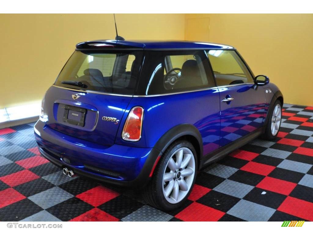 2006 Cooper S Hardtop - Hyper Blue Metallic / Lapis Blue/Panther Black photo #6