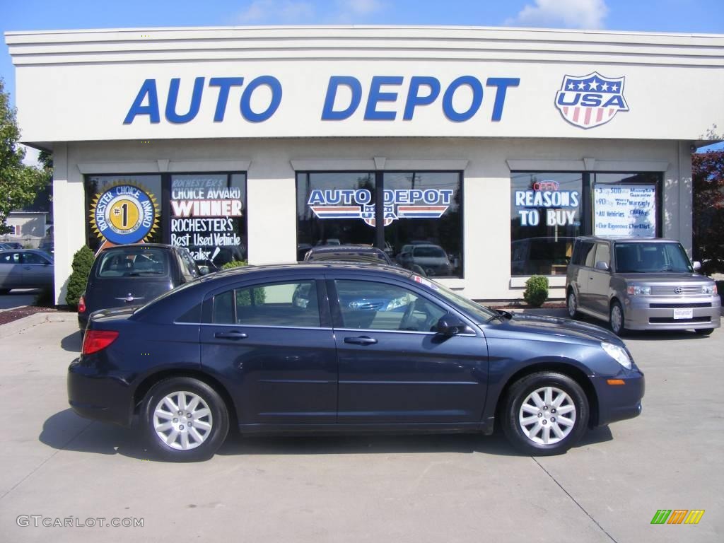 2008 Sebring LX Sedan - Modern Blue Pearl / Dark Slate Gray/Light Slate Gray photo #1