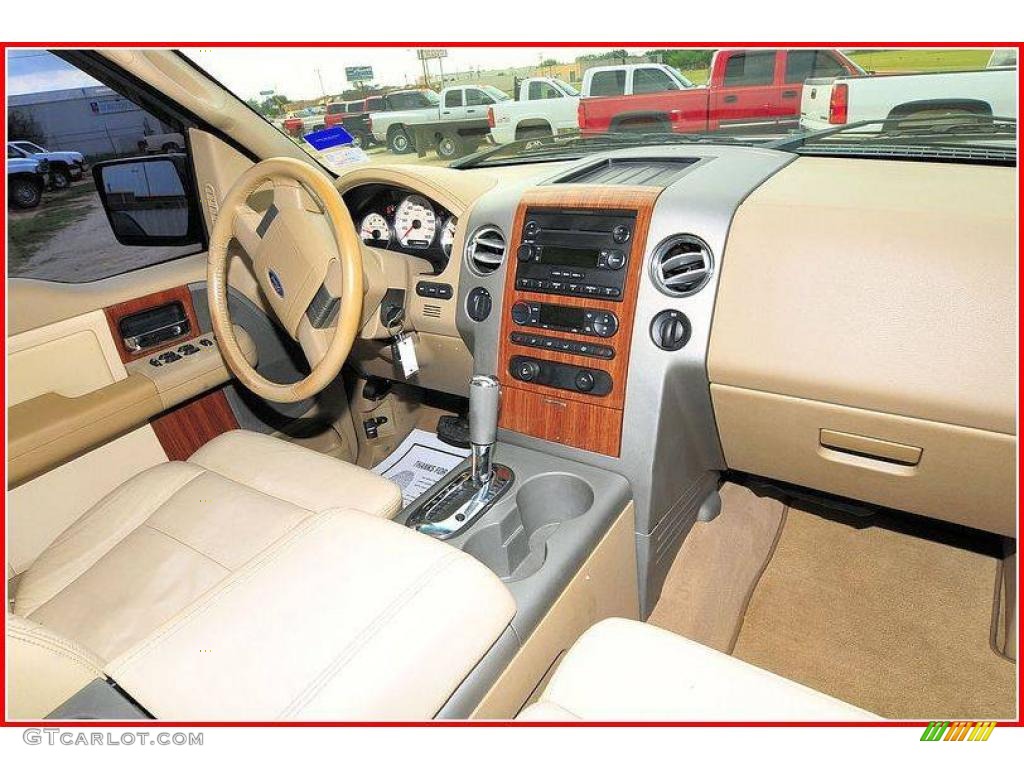 2004 F150 Lariat SuperCrew 4x4 - Black / Tan photo #24