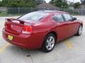 2009 Inferno Red Crystal Pearl Dodge Charger SXT  photo #3