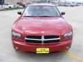 2009 Inferno Red Crystal Pearl Dodge Charger SXT  photo #8