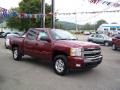 2009 Deep Ruby Red Metallic Chevrolet Silverado 1500 LT Crew Cab 4x4  photo #1