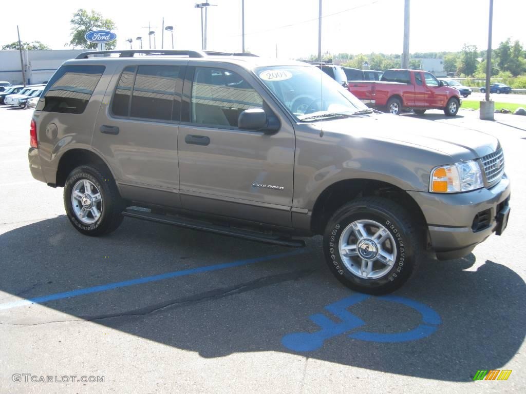 2004 Explorer XLT 4x4 - Mineral Grey Metallic / Medium Parchment photo #6