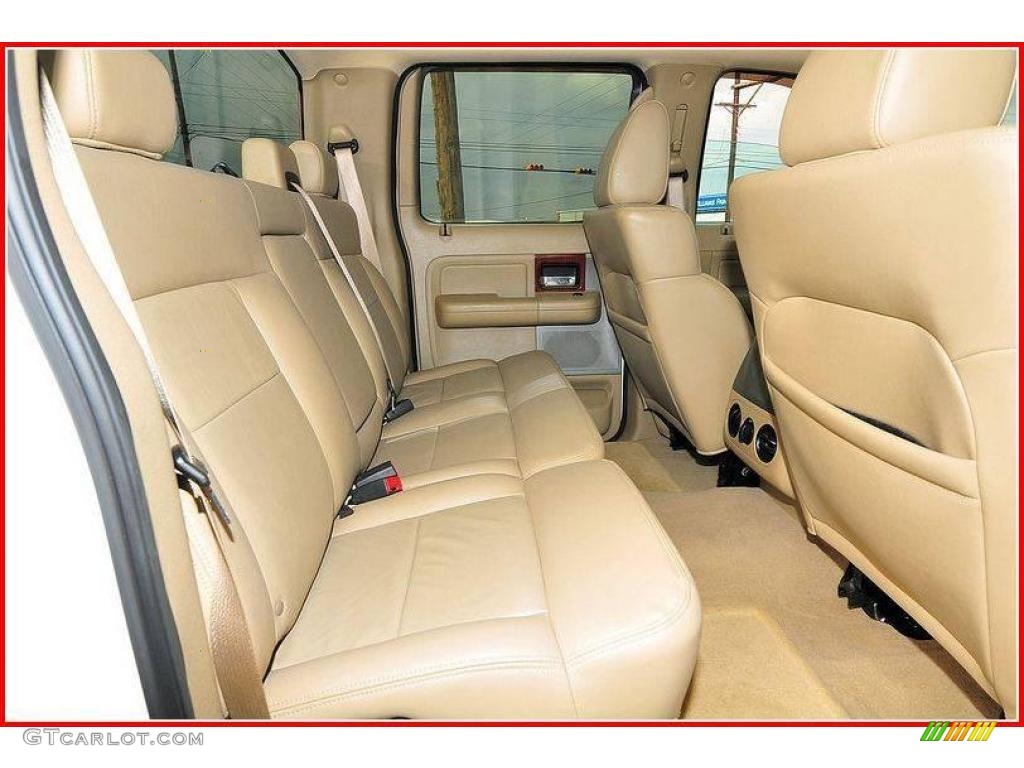 2006 F150 Lariat SuperCrew 4x4 - Oxford White / Tan photo #19