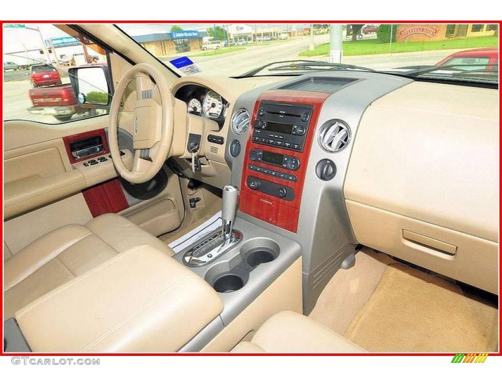 2006 F150 Lariat SuperCrew 4x4 - Oxford White / Tan photo #22