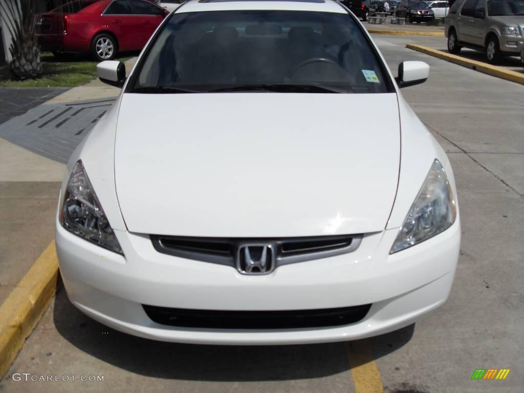 2005 Accord EX-L V6 Sedan - Taffeta White / Ivory photo #6