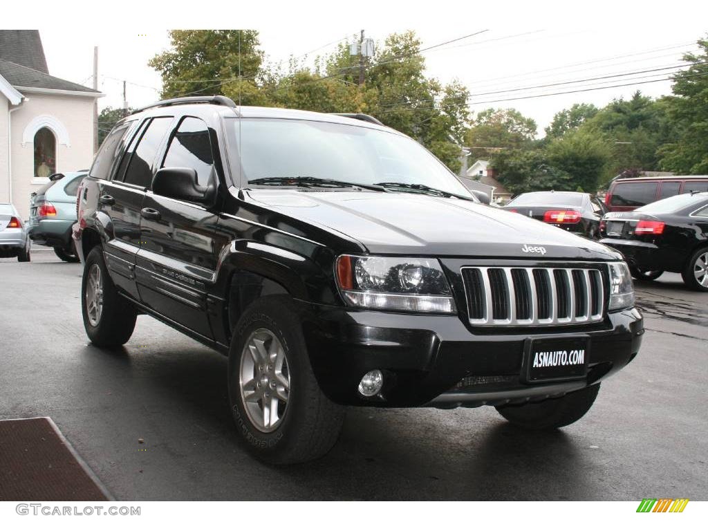 2004 Grand Cherokee Laredo 4x4 - Brillant Black Crystal Pearl / Dark Slate Gray photo #1