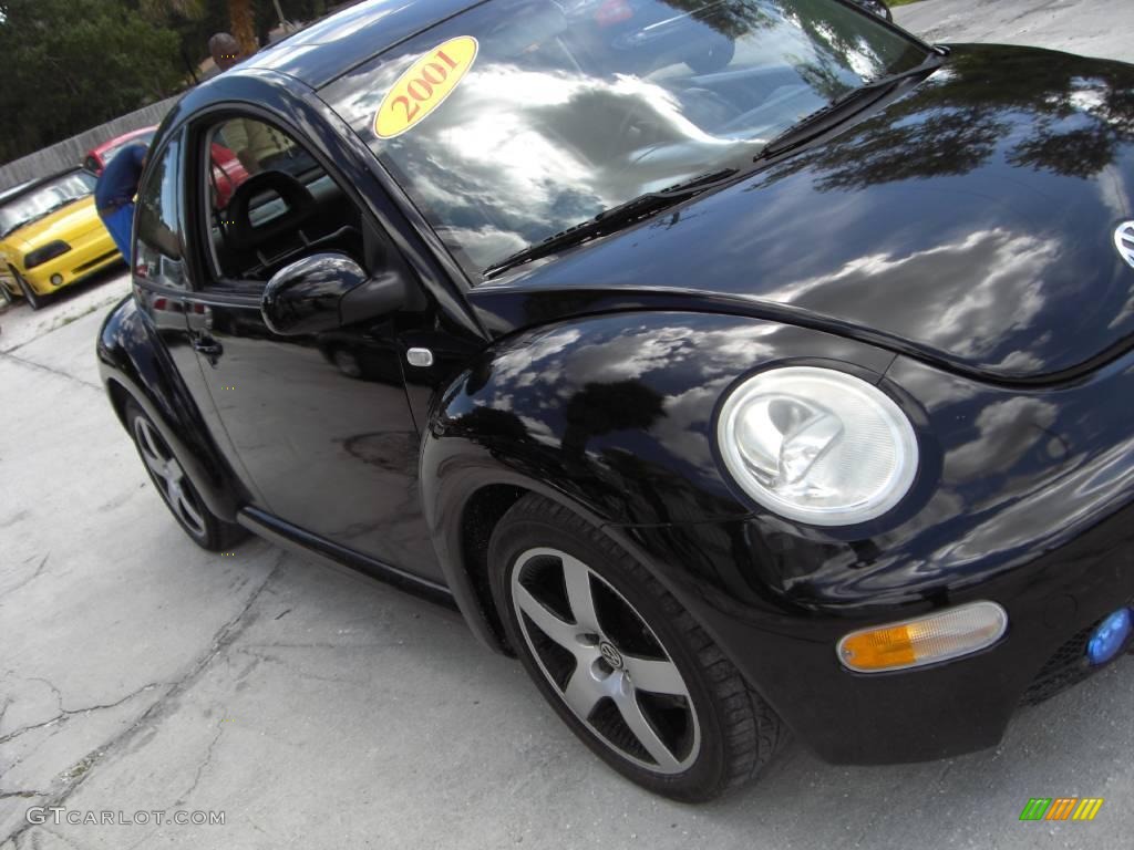 2001 New Beetle Sport Edition Coupe - Black / Black photo #2