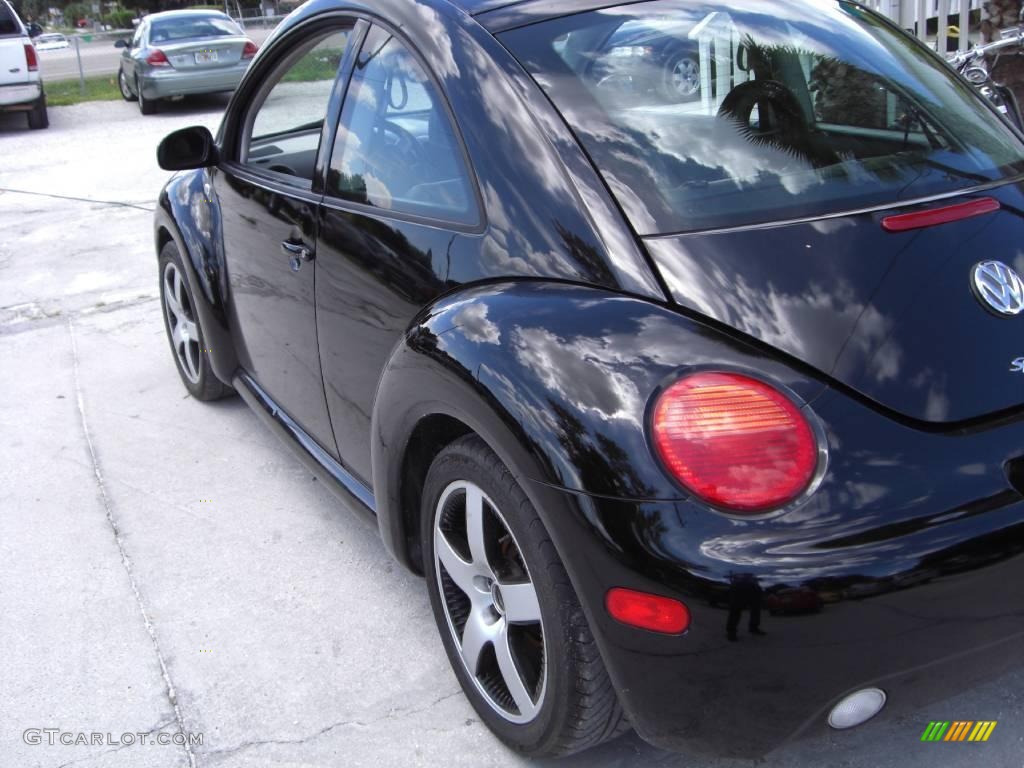2001 New Beetle Sport Edition Coupe - Black / Black photo #6