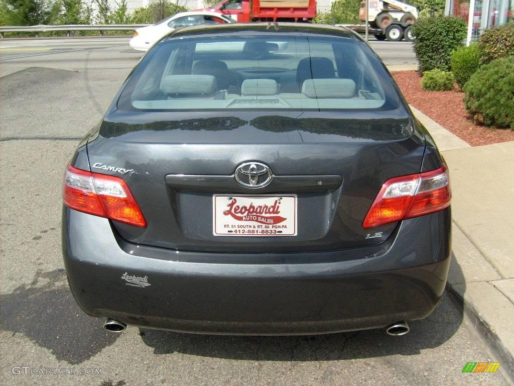 2008 Camry LE V6 - Magnetic Gray Metallic / Ash photo #4