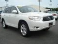 2009 Blizzard White Pearl Toyota Highlander Limited  photo #8