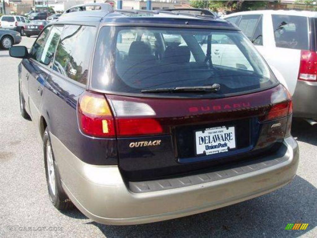 2003 Outback Wagon - Mystic Blue Pearl / Gray photo #5