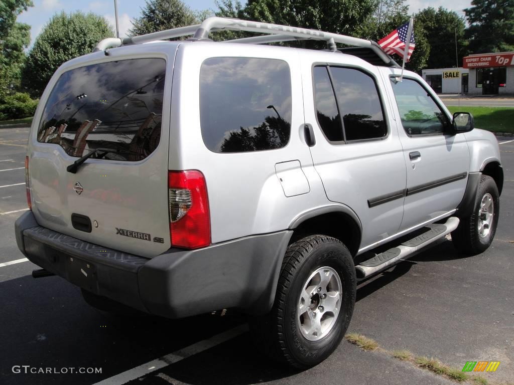 2000 Xterra SE V6 4x4 - Silver Ice Metallic / Dusk photo #6