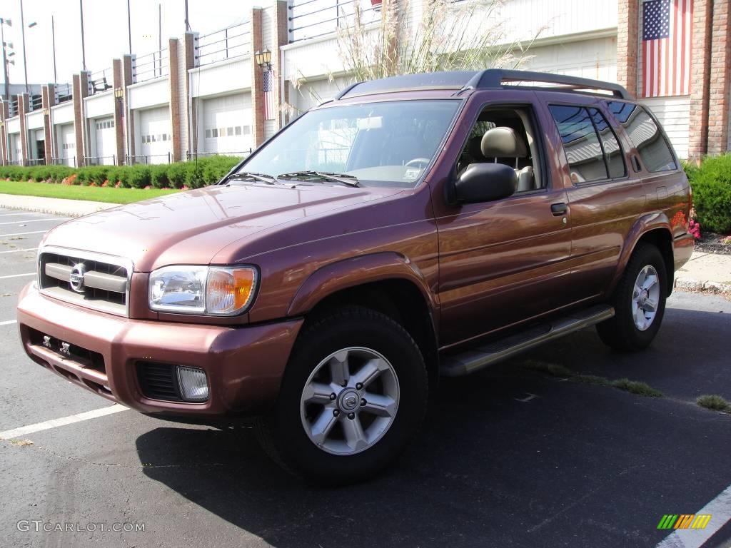 2003 Pathfinder SE 4x4 - Burnt Copper Metallic / Beige photo #1