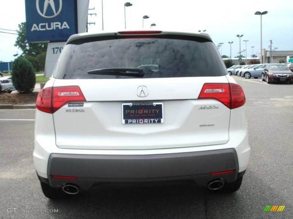 2007 MDX  - Aspen White Pearl / Parchment photo #5