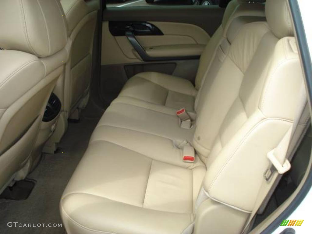 2007 MDX  - Aspen White Pearl / Parchment photo #12